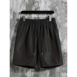 Vertical Striped Men's 2Pcs Outfits, Casual Camp Collar Lapel Button Up Short Sleeve Shirts And Drawstring Shorts Set For Summer, Men's Clothing Vacation Loungewear