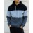 Cool Color Block Hoodies For Men, Men's Casual Design Hooded Sweatshirt With Kangaroo Pocket Streetwear For Winter Fall, As Gifts